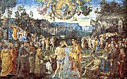 PERUGINO, Pietro Scenes from the Life of Christ oil painting picture wholesale